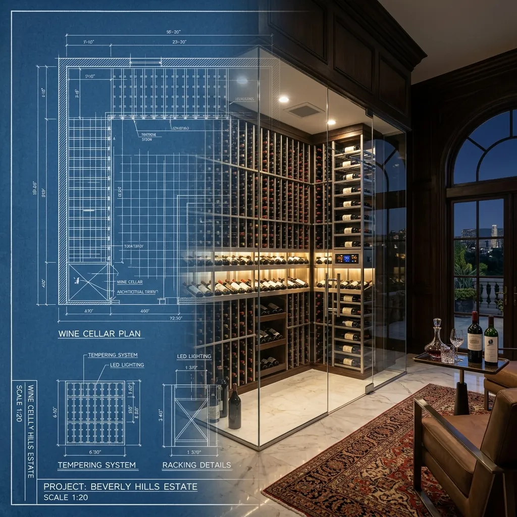 Ducted Wine Cellar Cooling in Rancho Santa Fe