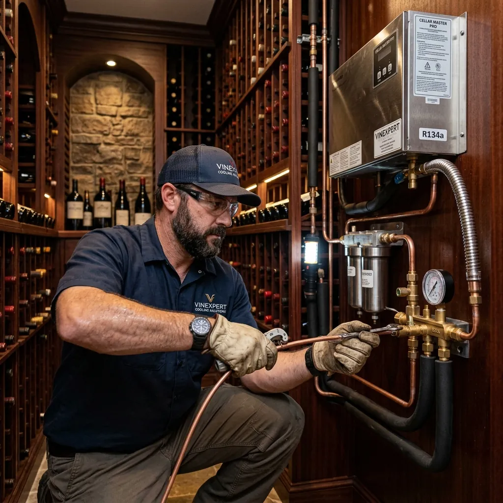 What is the average cost for Wine Cellar Cooling Installation in Tustin, Orange County? - Installation