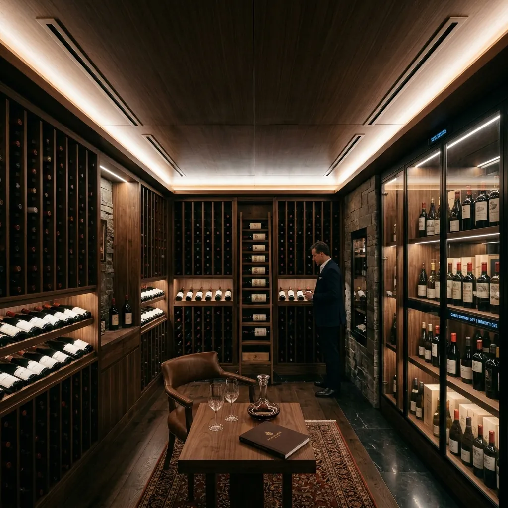 Ducted Wine Cellar Cooling in Shady Canyon
