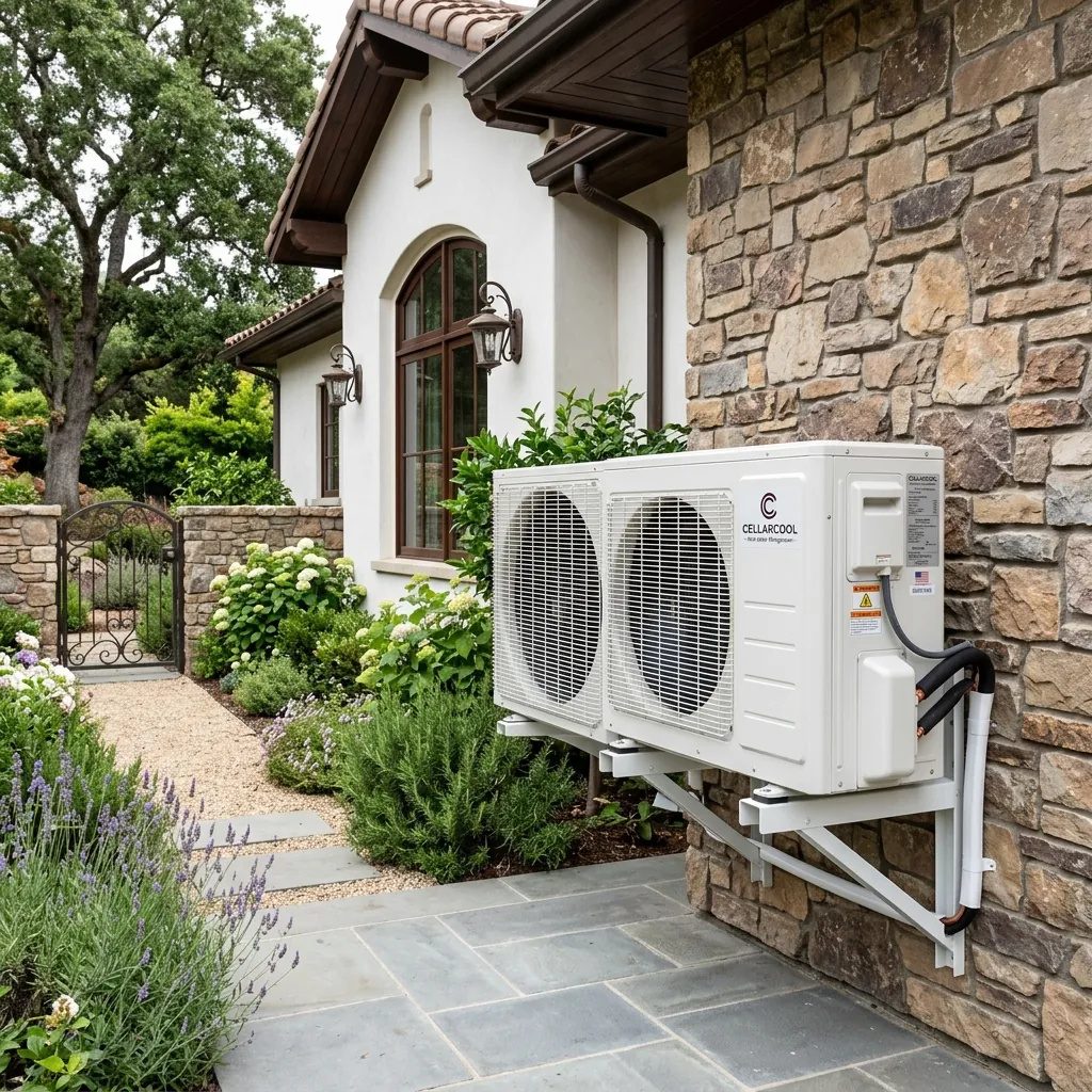 What advanced features should businesses prioritize when upgrading from split system to ducted wine cellar cooling solutions?