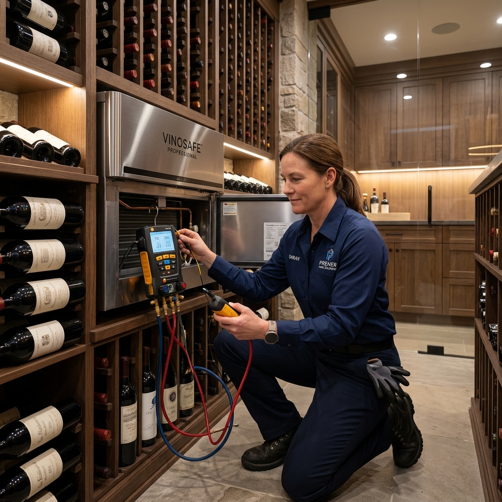 Wine Cellar Cooling Installation in Del Mar